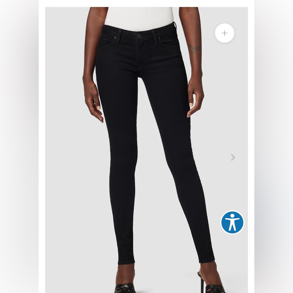 Hudson Black Super Skinny Jeans